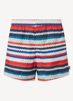 Maillot De Bain Regular Swimsuit - Orange, Sky, Blue And Red