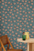 Papier peint - Simone - Vert anglais