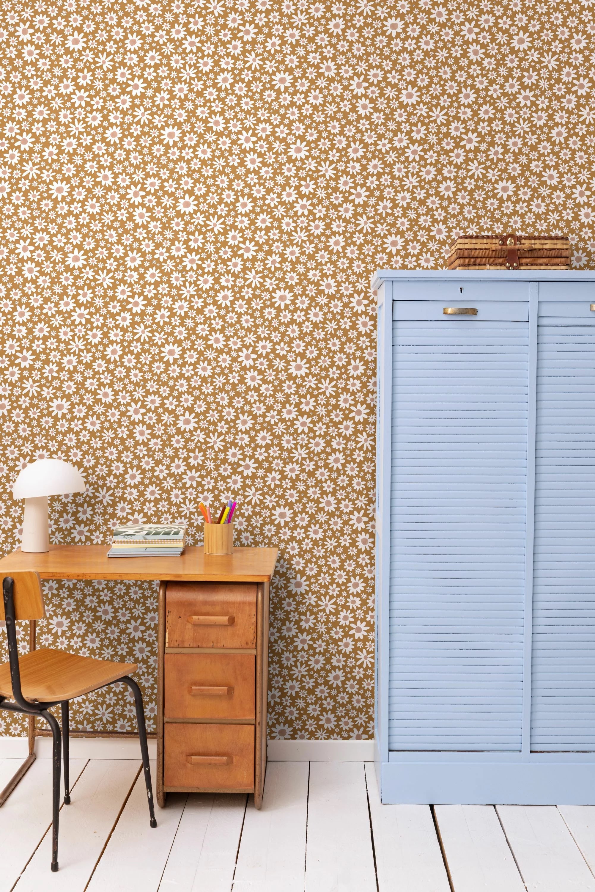 Papel pintado - Lucette - Pan de jengibre