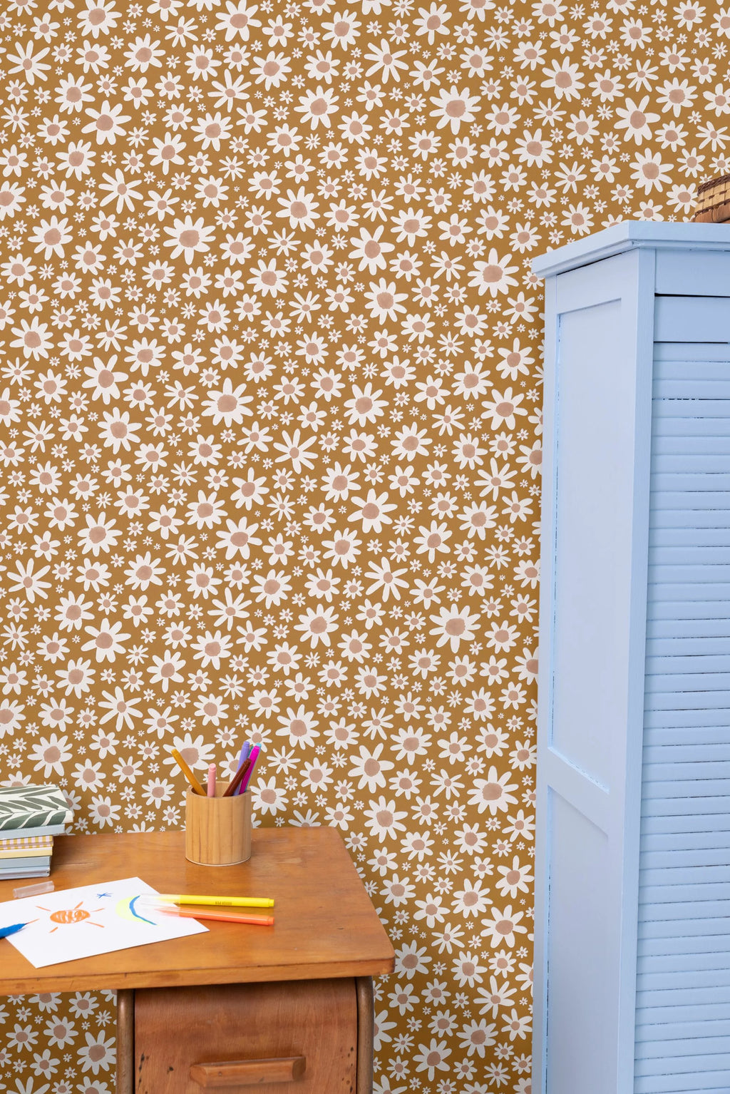 Papel pintado - Lucette - Pan de jengibre