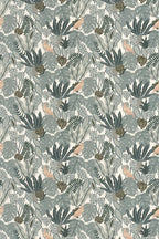 Papel pintado - Gaston - Verde estanque