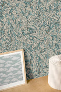 Papier peint - Lucien - Bleu Sauvage