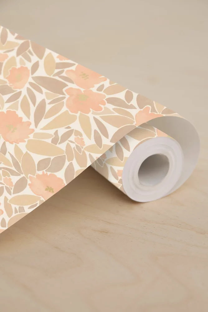 Papier peint - Paulette - Peau dorée