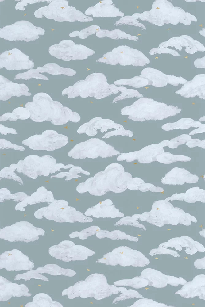Wallpaper - Colette - Bleu Anglais