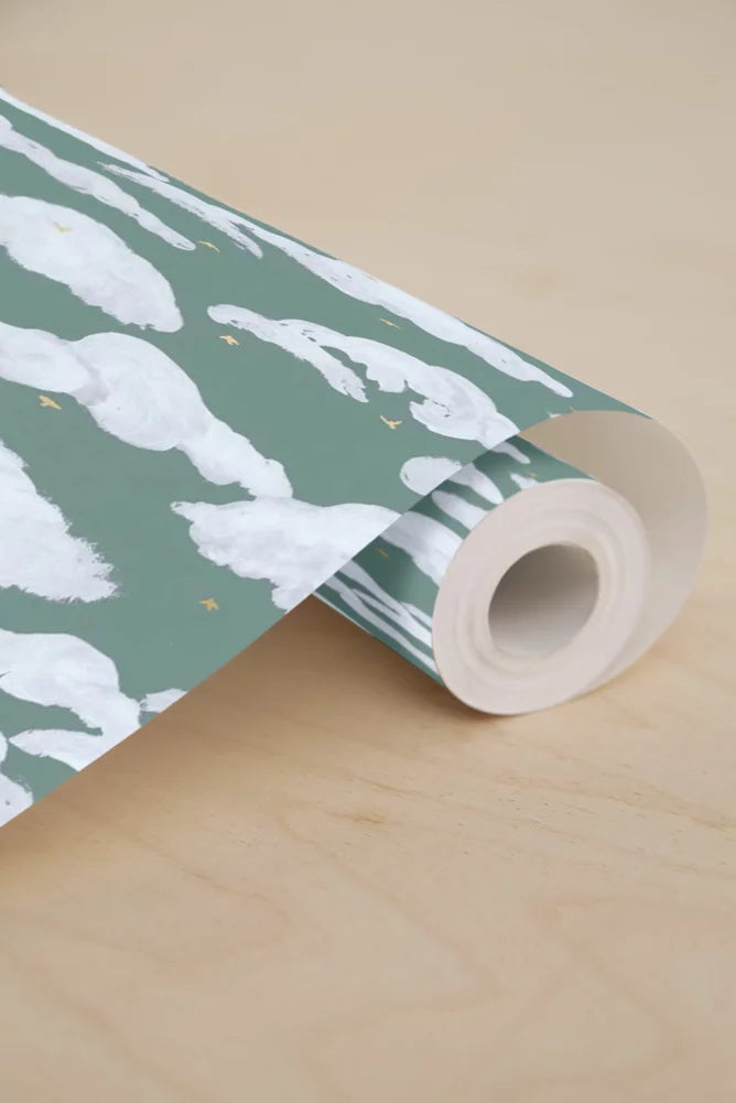 Wallpaper - Colette - Pond Green