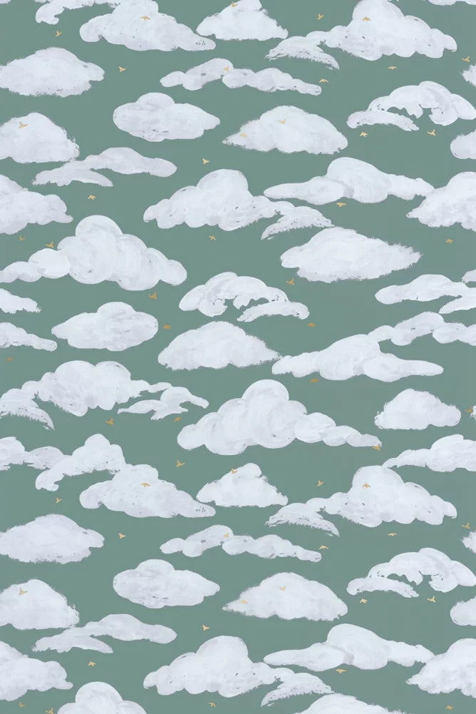 Wallpaper - Colette - Pond Green