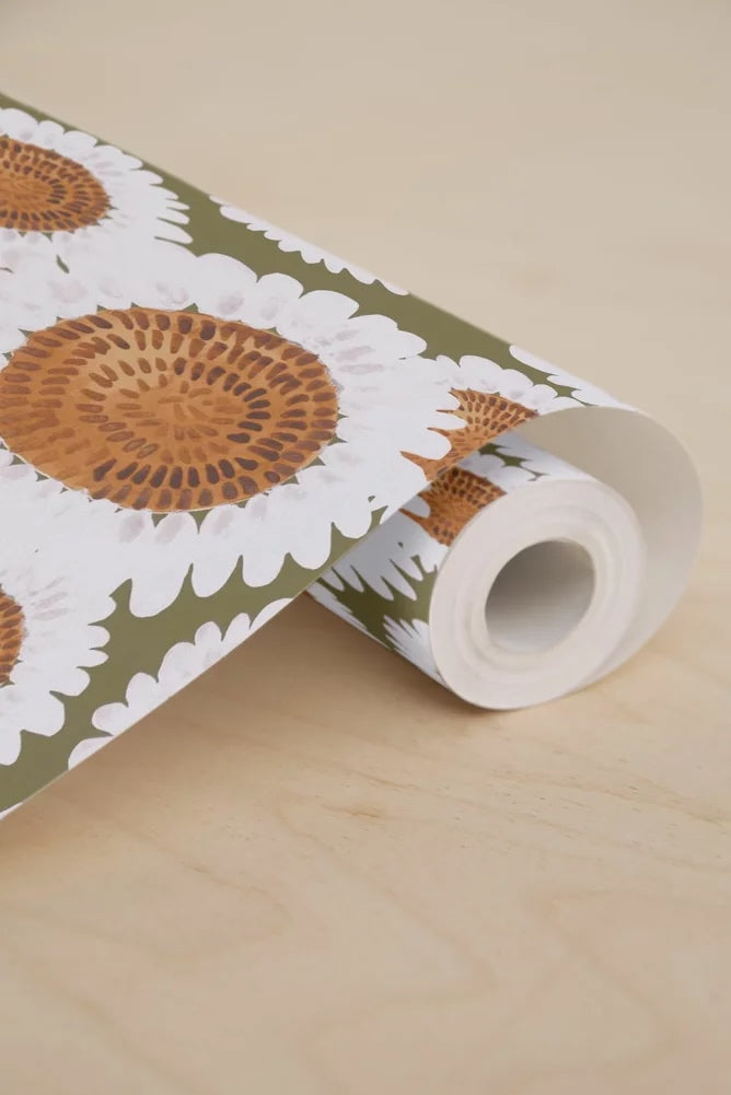 Papier peint - Blanchette - Vert Evasion