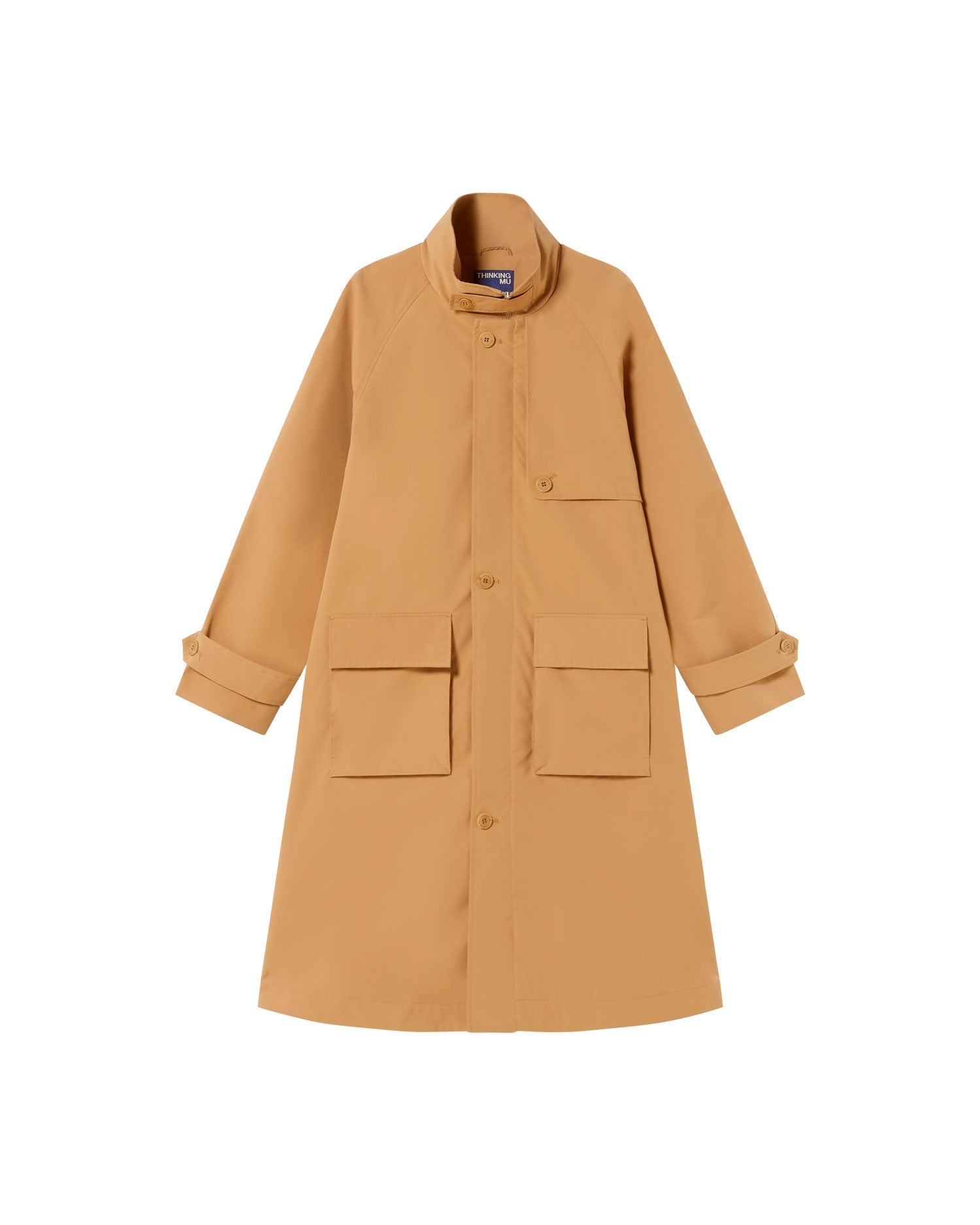 Chaqueta beige Riley unisex sostenible - silueta 1