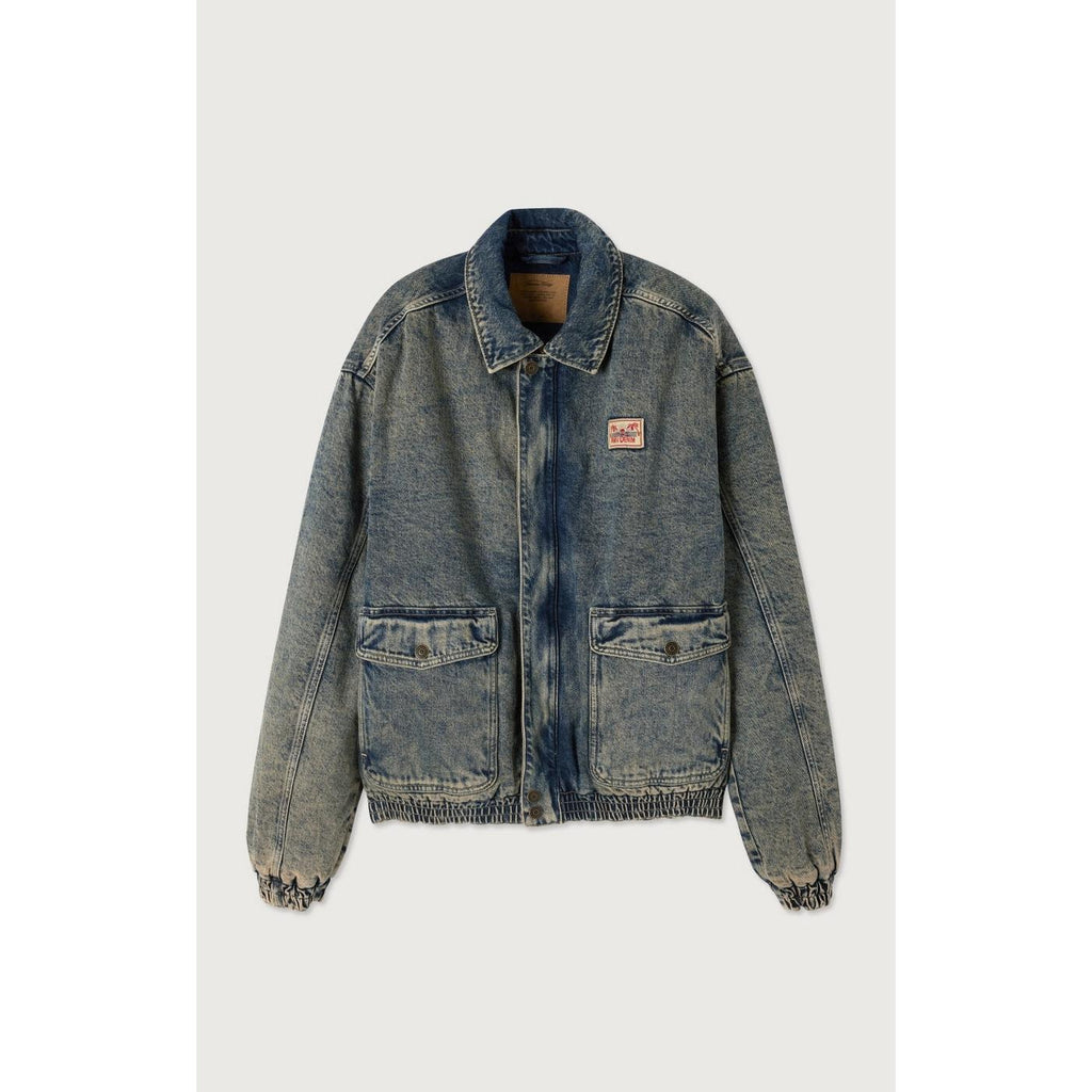Shirt-Collar Bomber Jacket - Dirty Vintage - Men