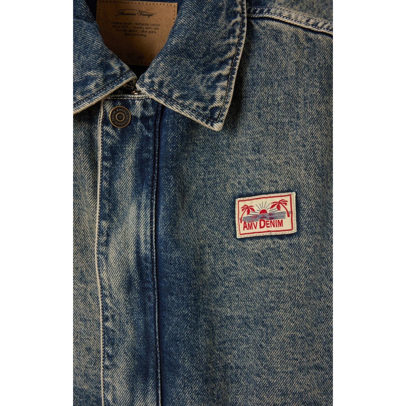 Shirt-Collar Bomber Jacket - Dirty Vintage - Men