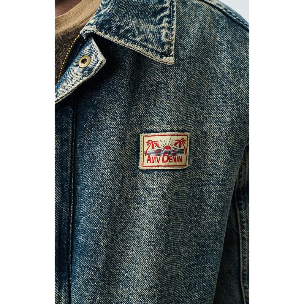 Shirt-Collar Bomber Jacket - Dirty Vintage - Men