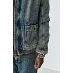 Shirt-Collar Bomber Jacket - Dirty Vintage - Men