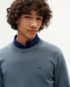 Dzianinowy sweter Orlando - Niebieski