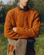 Rasta Wool Jumper - Orange