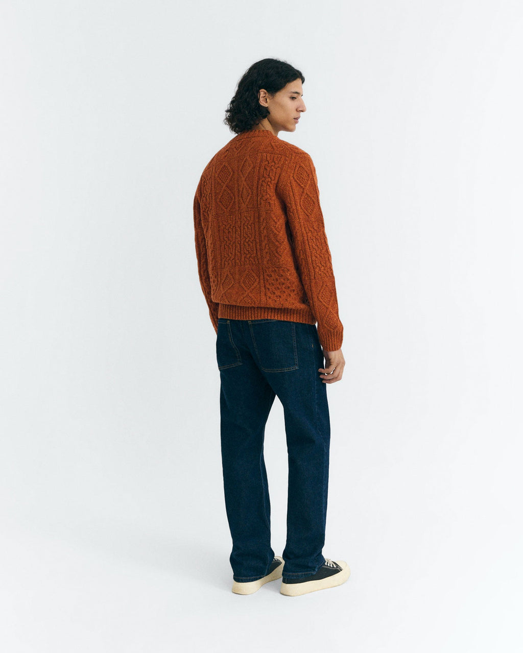 Rasta Wool Jumper - Orange