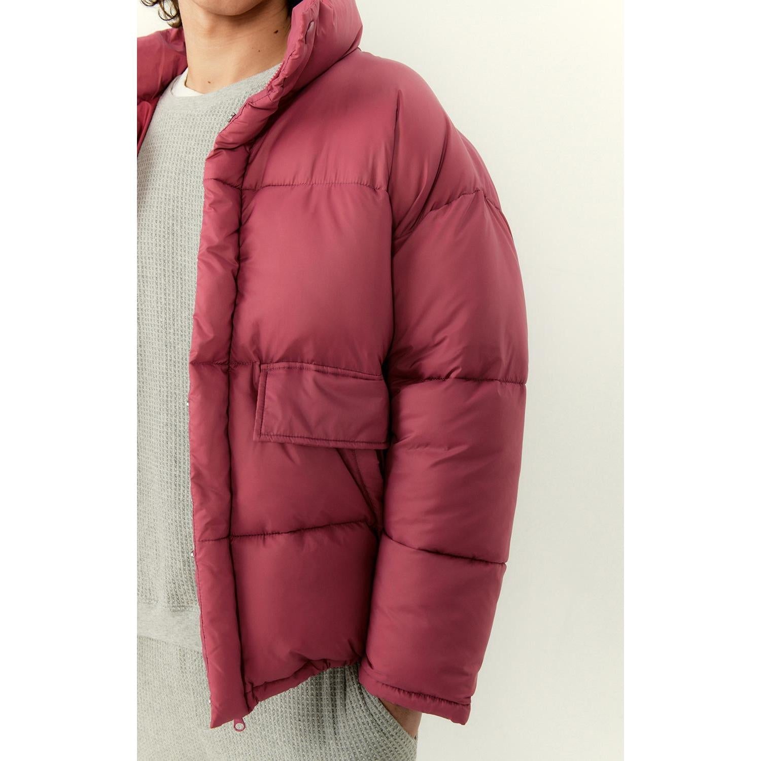 Oversized Puffer Jacket - Blush - Unisex - Unisex