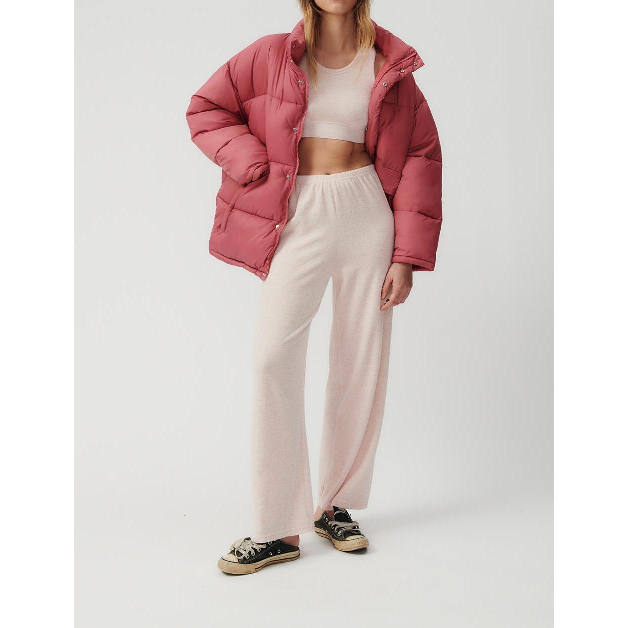 Oversized Puffer Jacket - Blush - Unisex - Unisex