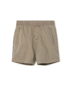 Fitted Cotton And Linen Shorts - Silty Pigment - Men