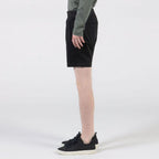 Custom Made Cotton And Linen Shorts - Black - Men