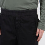 Custom Made Cotton And Linen Shorts - Black - Men