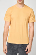T-Shirt Manches Courtes Ras Du Cou - Pigment Abricot - Homme