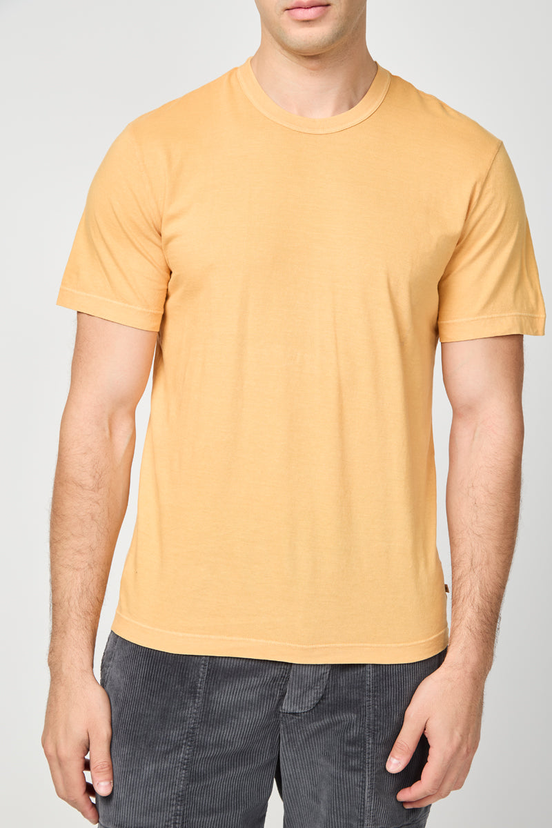 T-Shirt Manches Courtes Ras Du Cou - Pigment Abricot - Homme