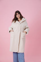 Ninon Coat - Beige Fleece
