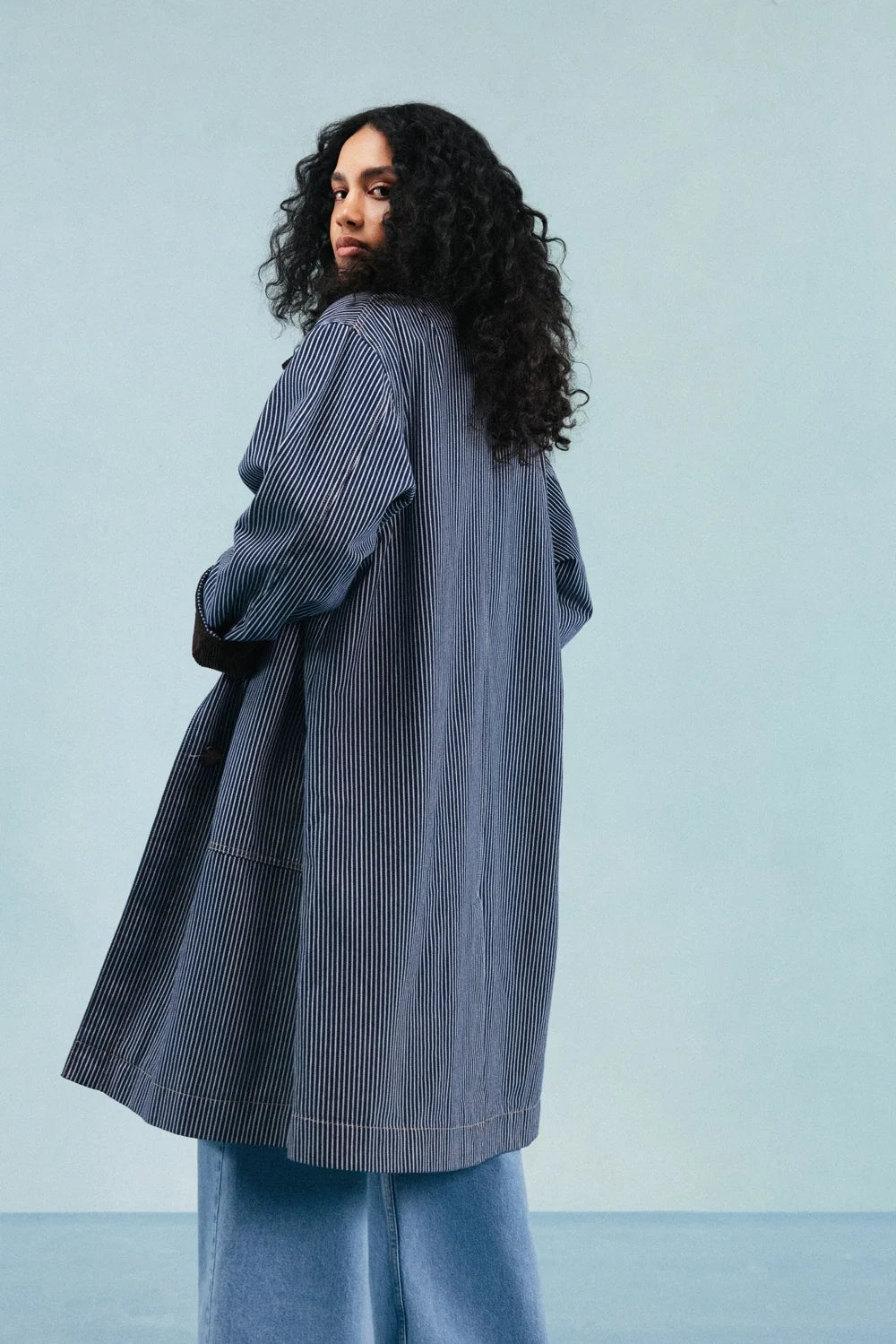 TRENCH TIMMY RAYURES NAVY
