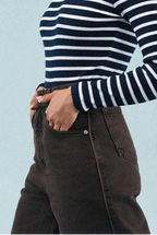 BODY HUGO RAYURES NAVY