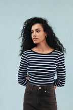 BODY HUGO RAYURES NAVY