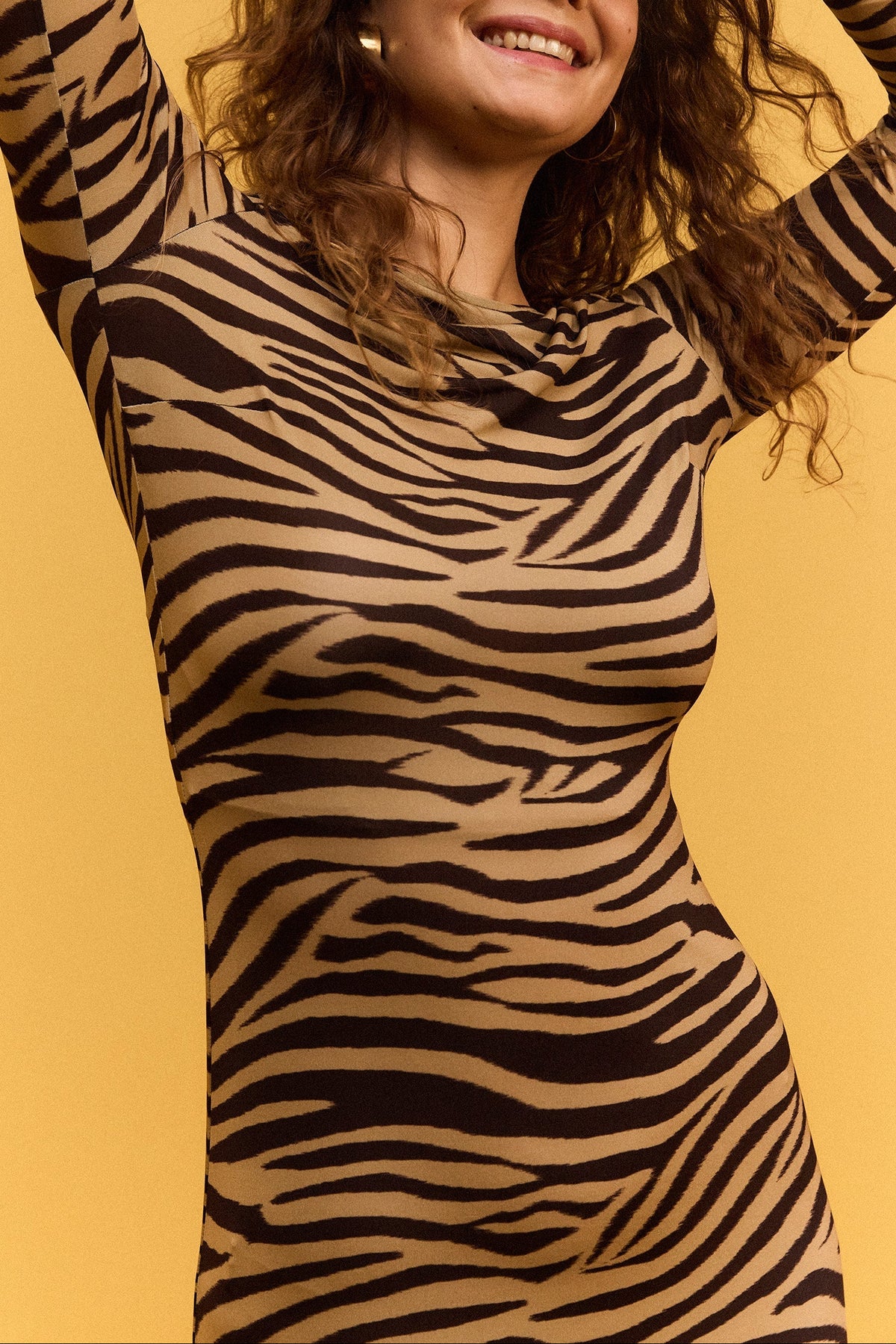 Madison Dress - Zebra
