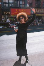 Robe Madison - Velours Noir