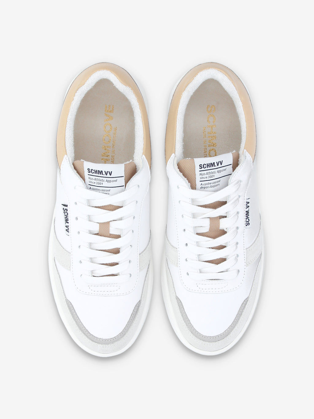 Smatch Sneaker M - Nappa/Suede/Nap - White/Gelo/Naturel