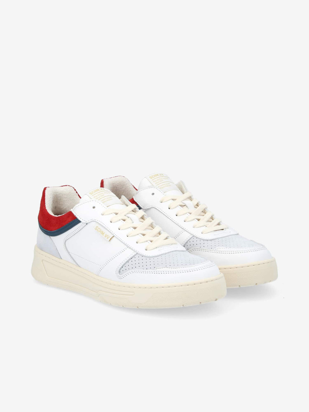 Smatch Sneaker M - S.Punch/Suede - White/Red