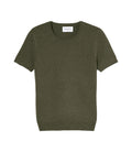 Classic Short-Sleeve Crew-Neck Jumper - Cobra Green - Women
