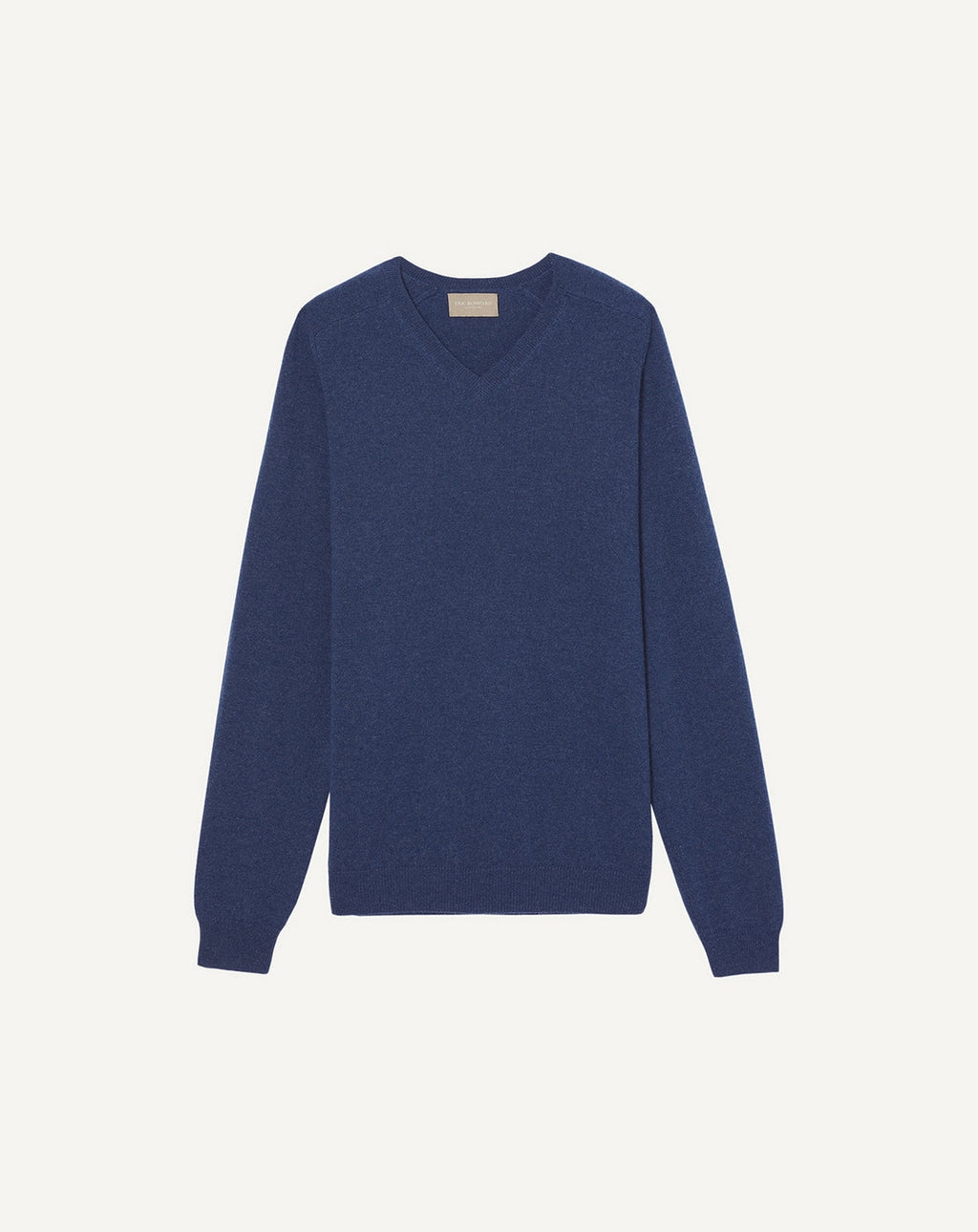 Pull V Ajuste Emmanchures Marteau - Indigo - Homme