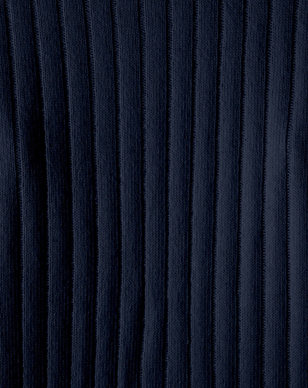 Jersey Cuello Redondo Costillas Planas Alpaca y Cachemira - Marino - Hombre