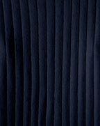 Jersey Cuello Redondo Costillas Planas Alpaca y Cachemira - Marino - Hombre