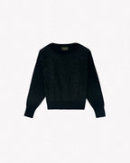 Pull Ras De Cou Brode Miami - Noir - Femme
