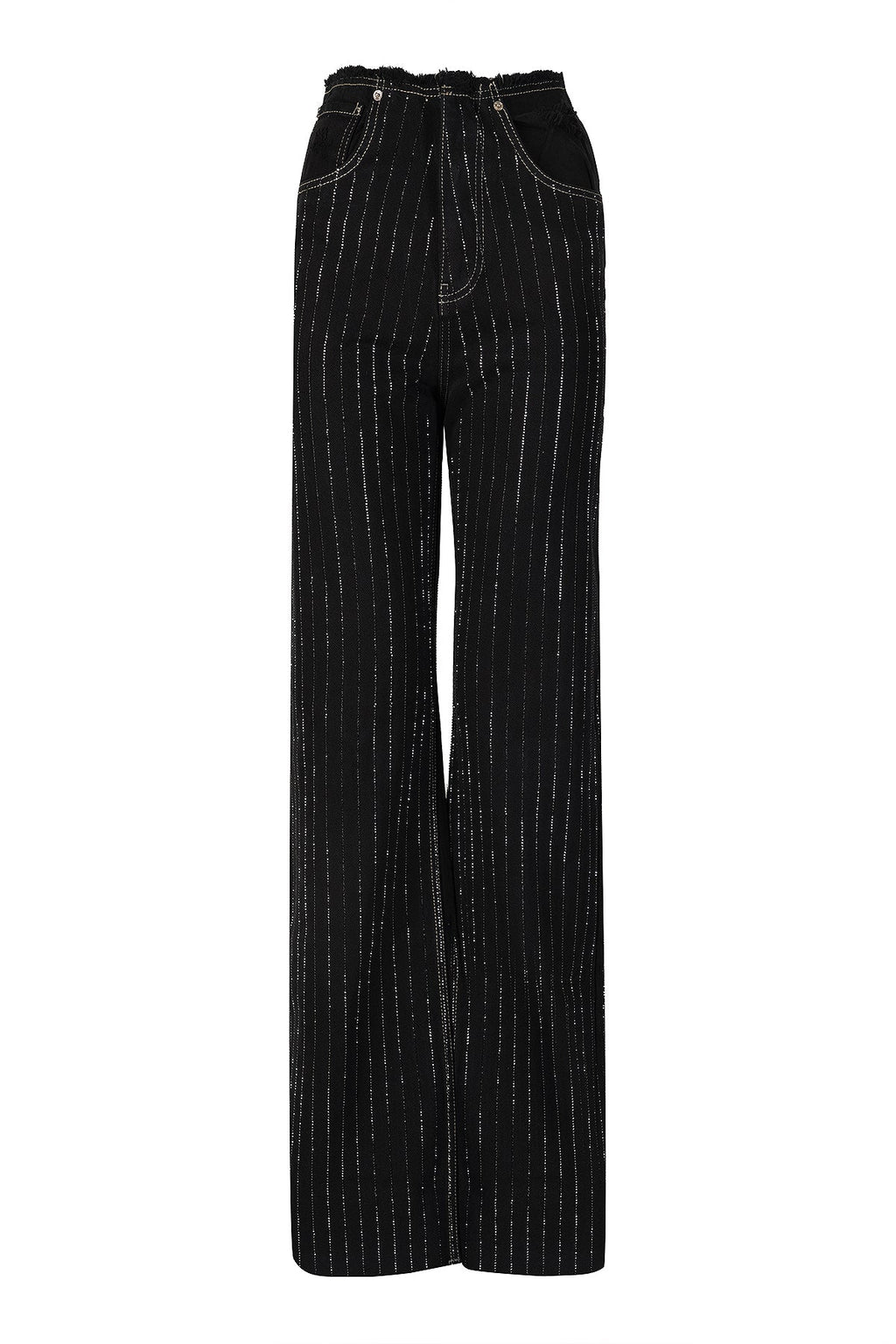 Vaqueros Scarlett - Strass Negro