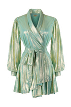 Robe Zina - Emeraude Metallic