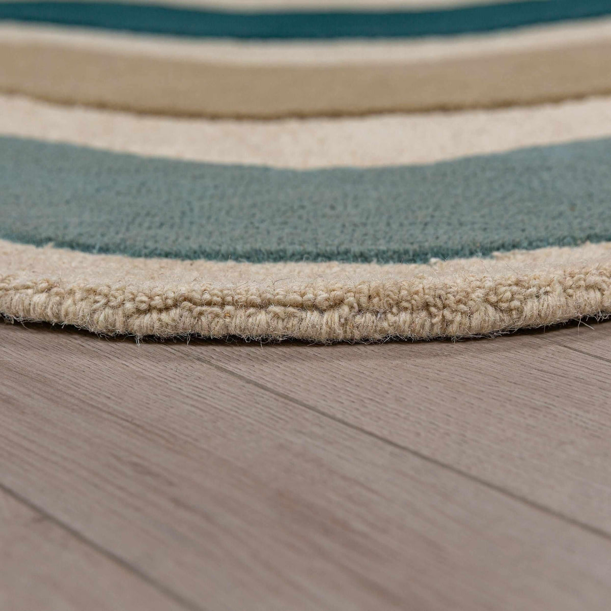 Cascade - Scalloped Wool Rug