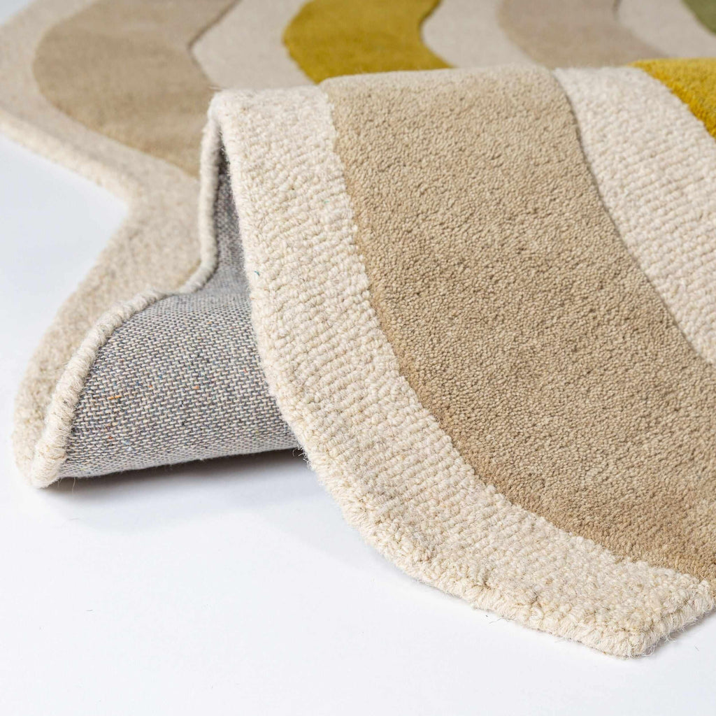 Cascade - Scalloped Wool Rug
