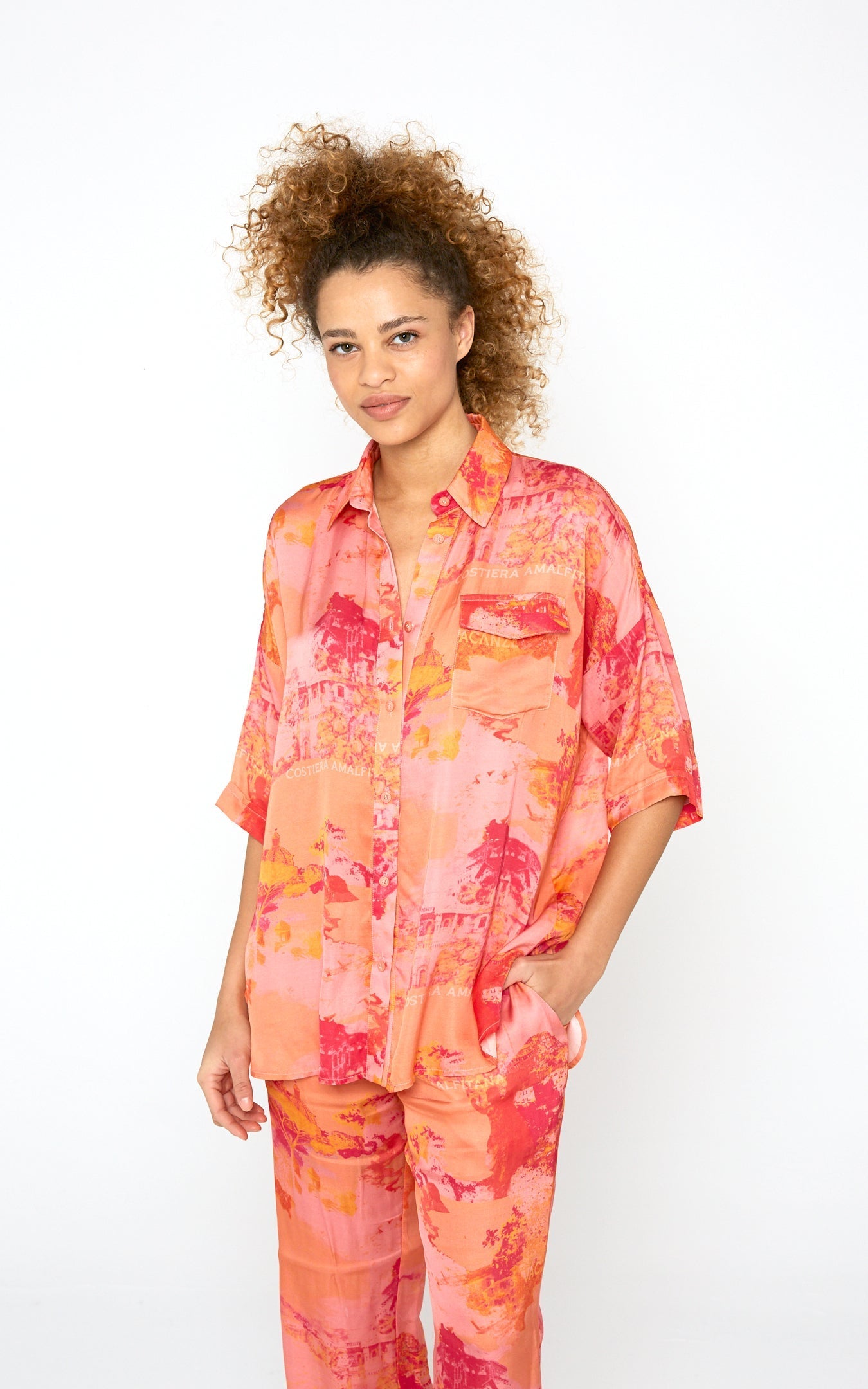 Modetrotter - Berry Carta Shirt