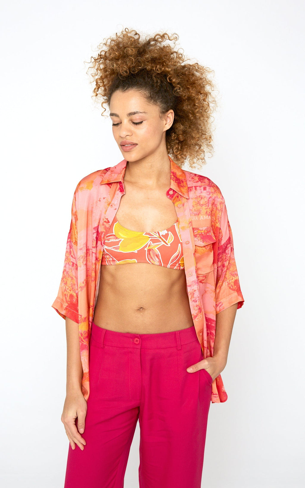 Modetrotter - Berry Carta Shirt