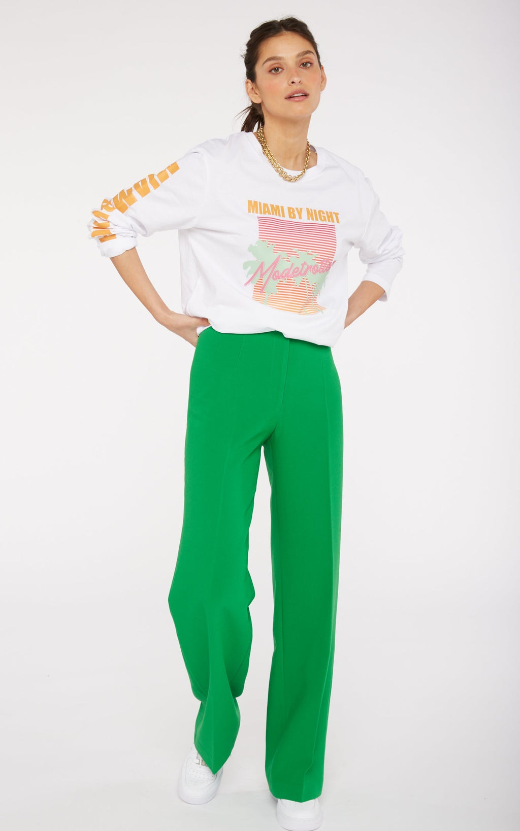 Modetrotter - Marcus Wemba Green Trousers