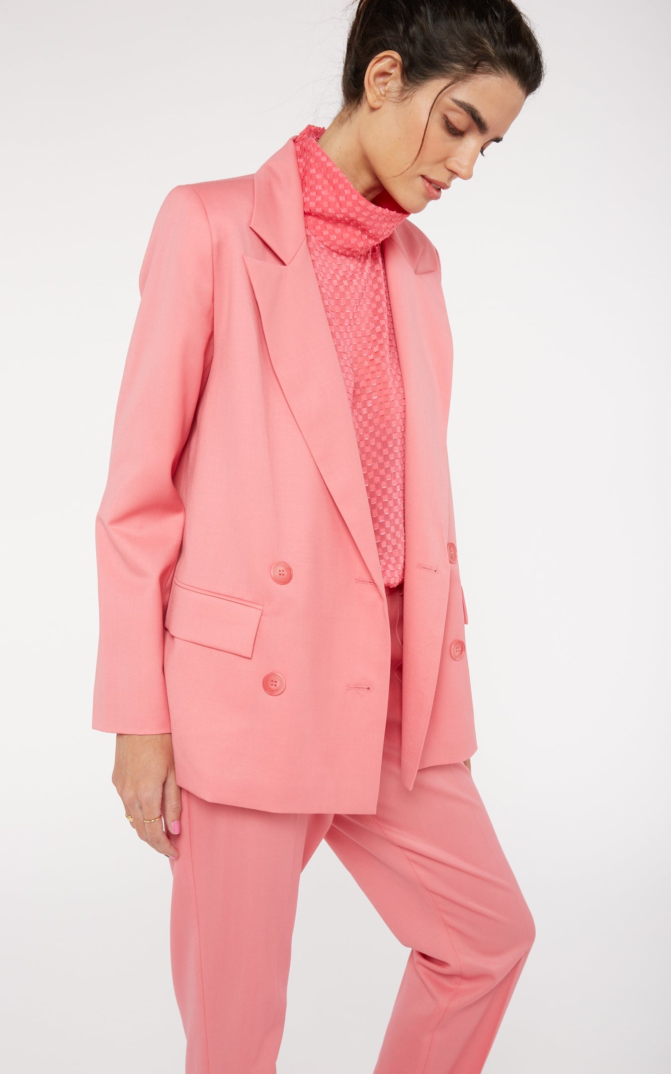 Modetrotter - Chaqueta Valeria Thorens Rosa