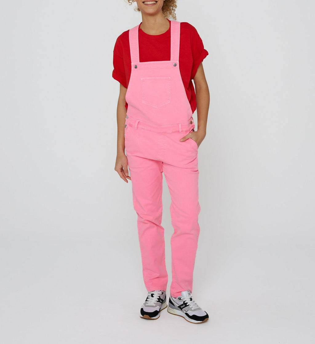 Modetrotter - Romane Tuni Dungarees - Fluorescent Pink