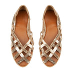 Couleur Pourpre - Sandalias Mohanna - Dorado