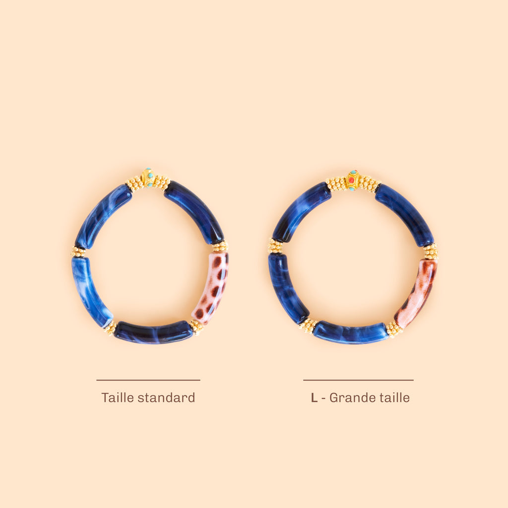 Bracelet Juhu - Monochrome Bleu